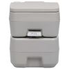 Portable Camping Toilet Gray 5.3+2.6 gal