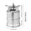 Outdoor Portable Mini Stainless Steel Folding Picnic Hiking Backpack Stove Camping Wood Stove
