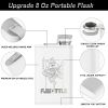 Healter Hip Flask for Men;  Portable Pocket Stainless Steel Flask Whiskey Flask for Outdoor Camping Climbing Hiking Picnic 6oz/8oz